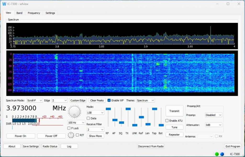 wfview, le logiciel de pilotage par excellence pour Icom